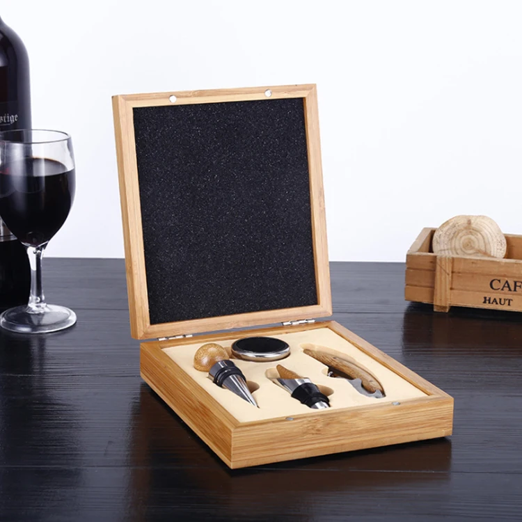 Best Selling Promotion Unique Wood Corkscrew Wine Opener Set, Wine Opener And Aerator Set