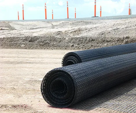 High Tensile Strength Geogrid Reinforcement PP Plastic Biaxial  Geogrid