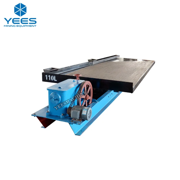 High recovery gold separator shaking table for gold ore