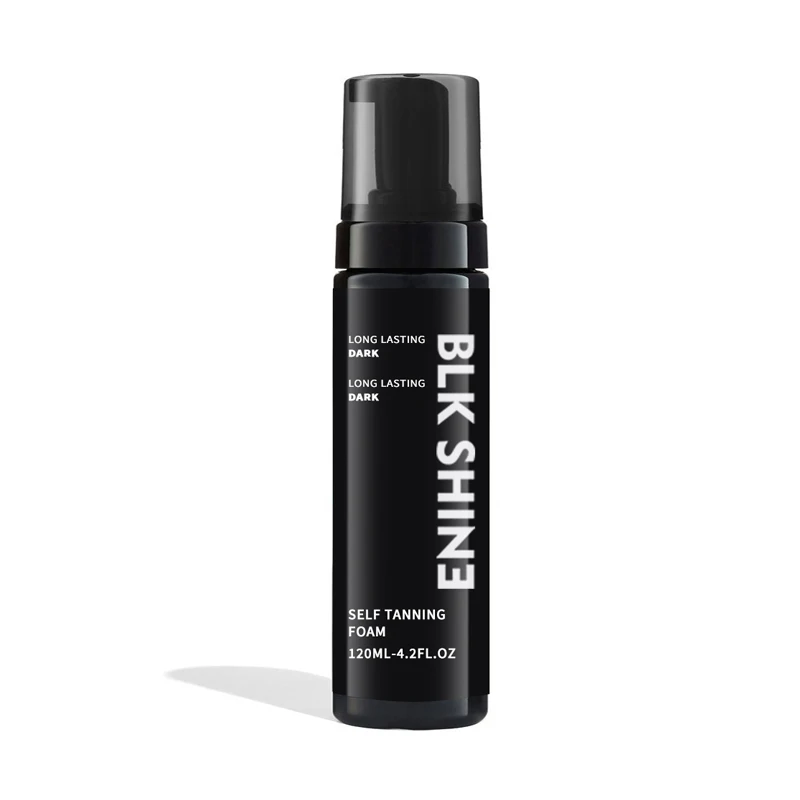 Бренд Blk Shine высокое качество фирменная торговая марка темный самозагар мусс загар органический для лица и тела искусственный