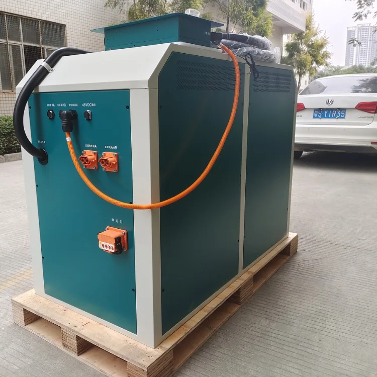 Portable 60kwh lifepo4 ev battery charger ocpp dc fast charger 50 kw with chademo