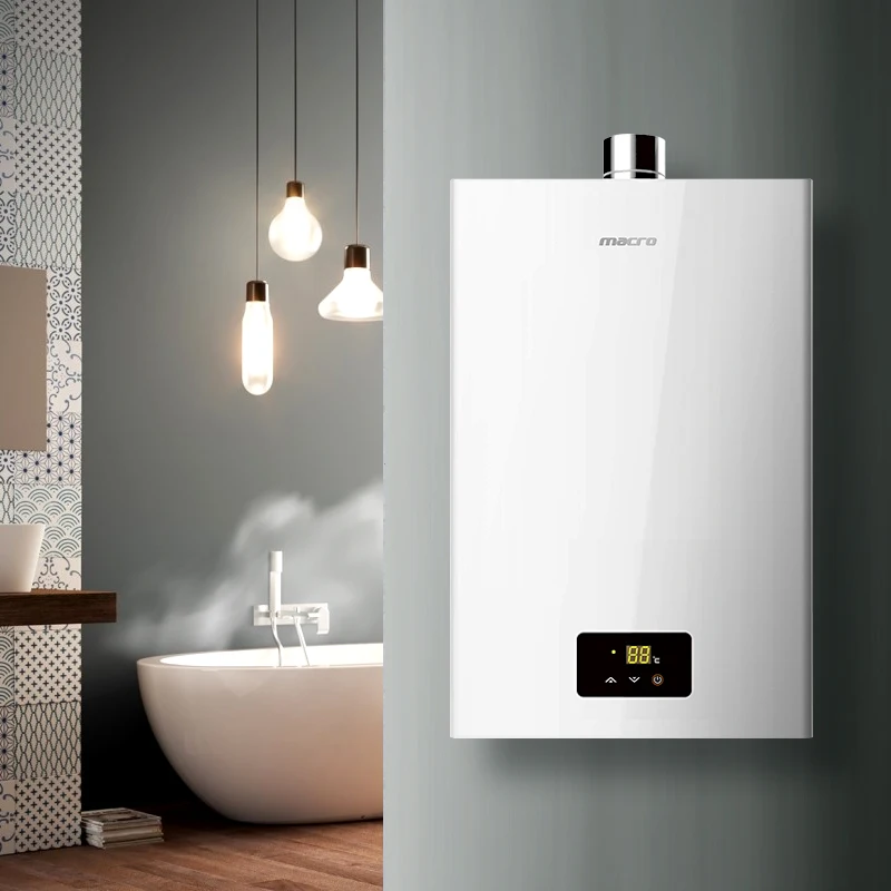 Макро-Профессиональный заводской высококачественный газовый водонагреватель с принудительным током 10 ~ 16 л