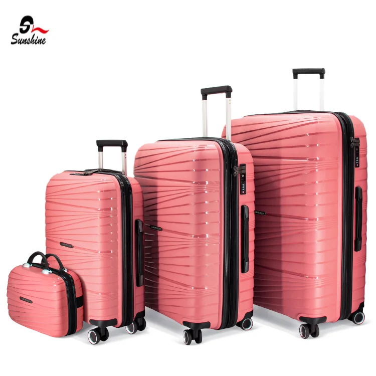 Zipper Suitcase Set 4pcs Sets Luggage