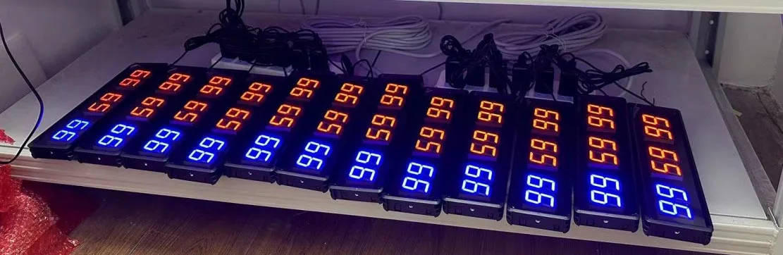 Indoor 6 Digits Countdown Digital Interval Gym Exercise Large Fitness Gym Timer