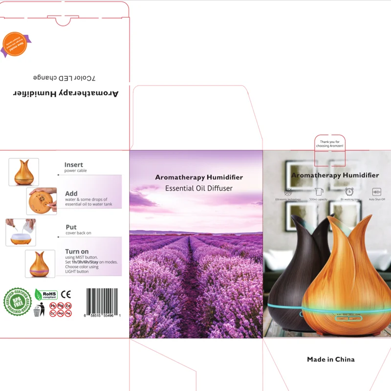 
2020 New Design Aromatherapy Difusers, Oil Difuser Essential, Ultrasonic Aroma Diffusers With Low Price 