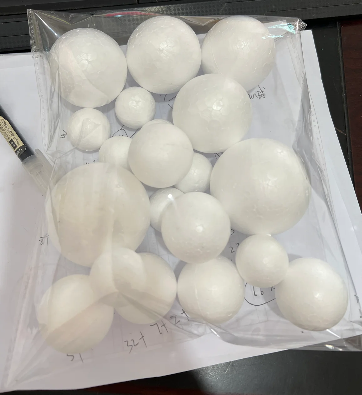 Industrial wastewater purification filter EPS foam filter beads light water treatment filter material polystyrene balls