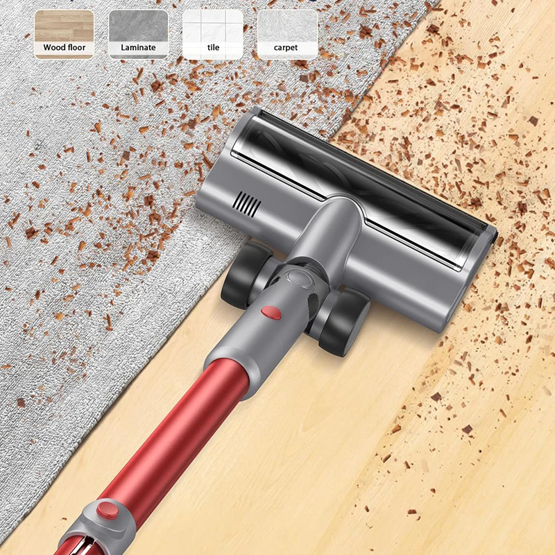 Professional Upright Wireless Vacuum Cleaner With Retractable Extension Cord