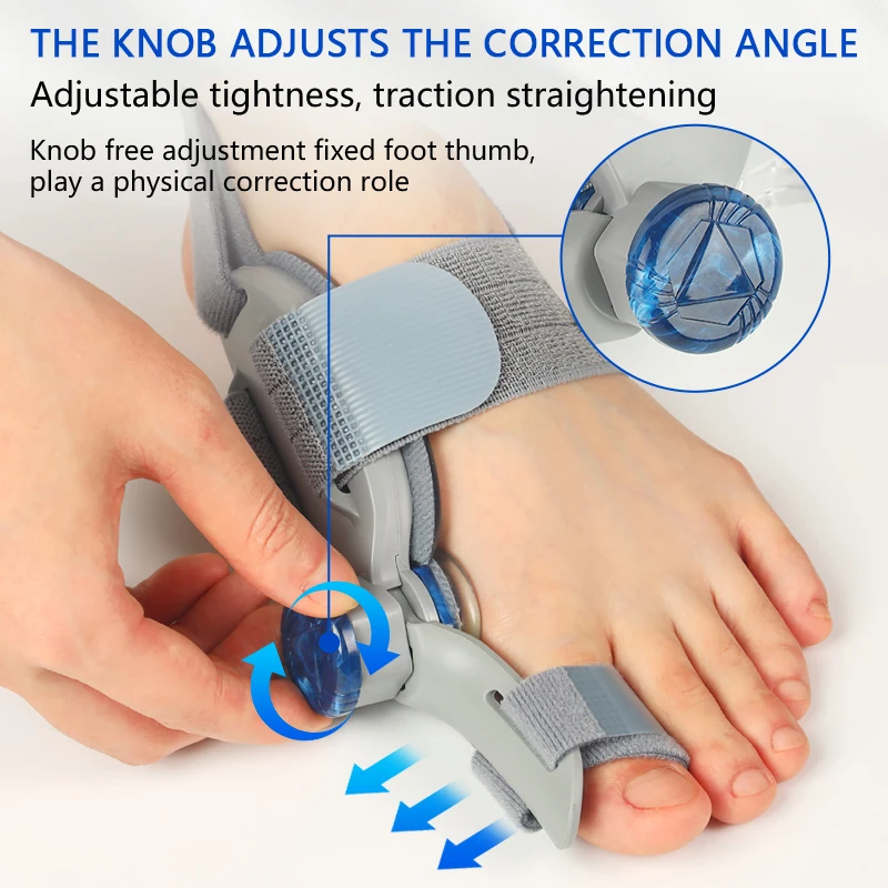 Factory Price Adjustable EVA Bunion Corrector Thumb Valgus Corrector Separator Protector Big Toe Straightener Bunion Corrector