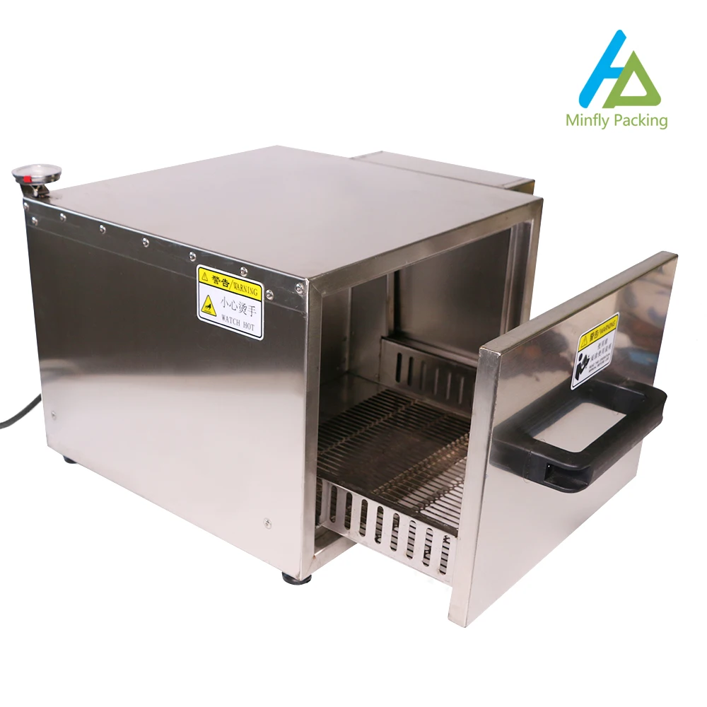 Мини-термоусадочная машина Minfly с ручным управлением термоусадочная для этикеток пвх пэт бутылок и