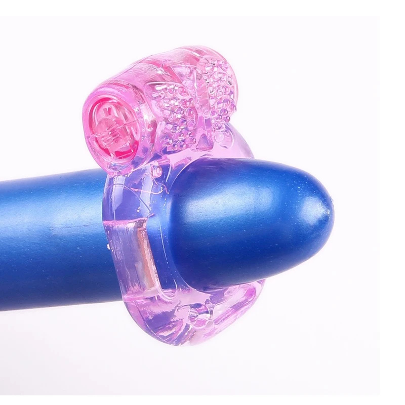 Best Selling Man Stretchy Butterfly Ring Silicon Vibrating Cock Penis Rings