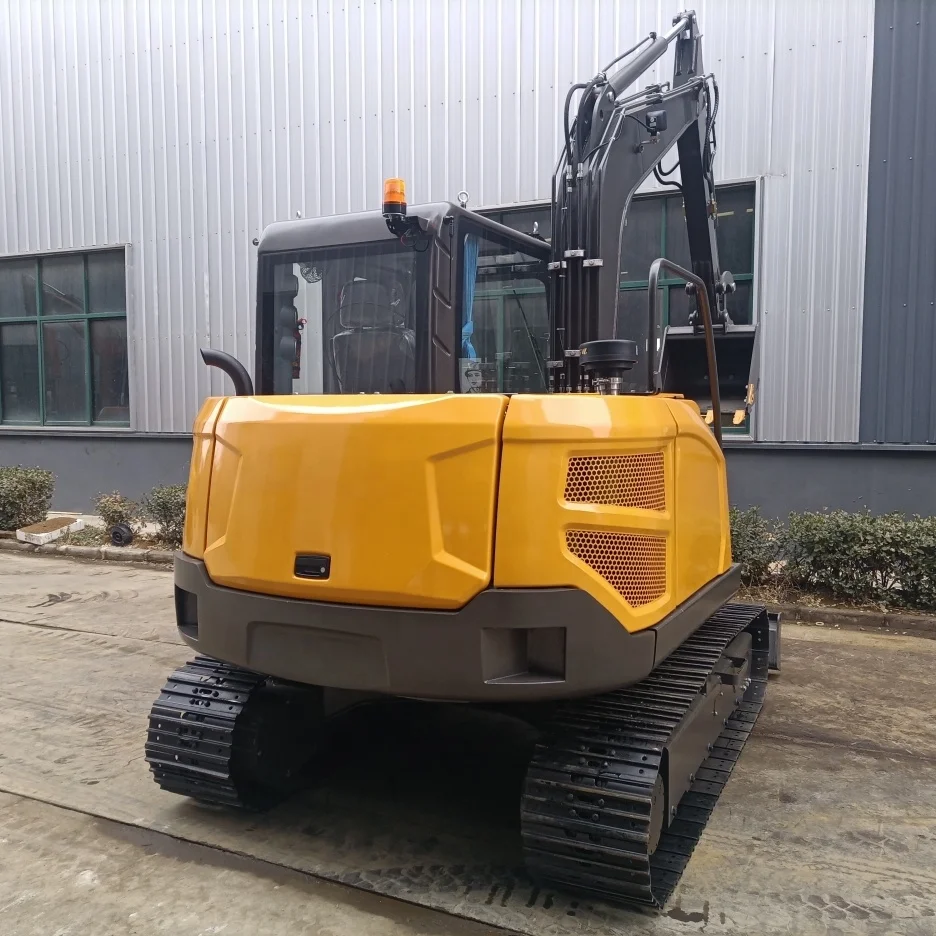 Excavators Mini 6 Ton Tractor Excavator Factory 6 ton 7 ton 8 ton hydraulic crawler excavator price for sale ready in warehouse