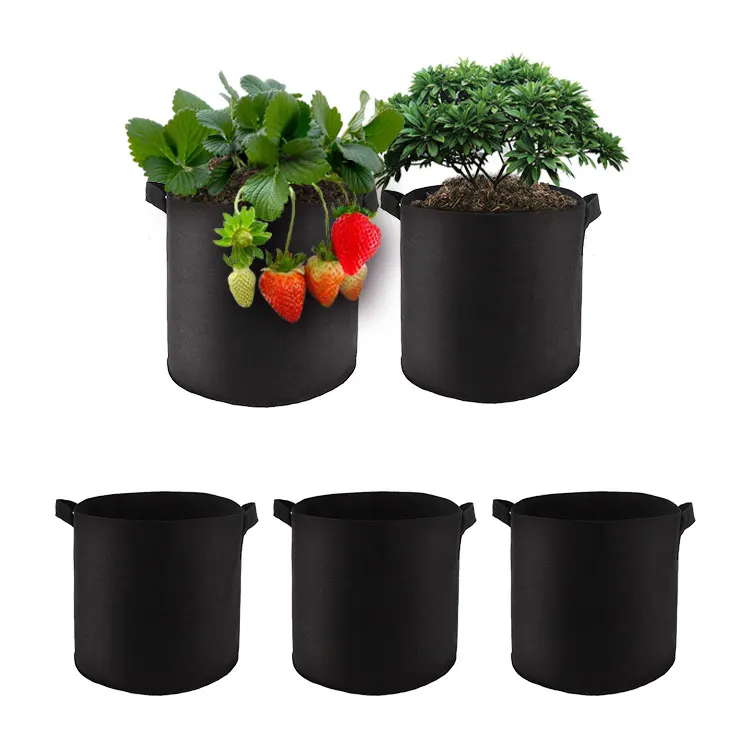 12 шт. в комплекте 5-галлонная бутылка растительного цветок растение растет сумки с ручками