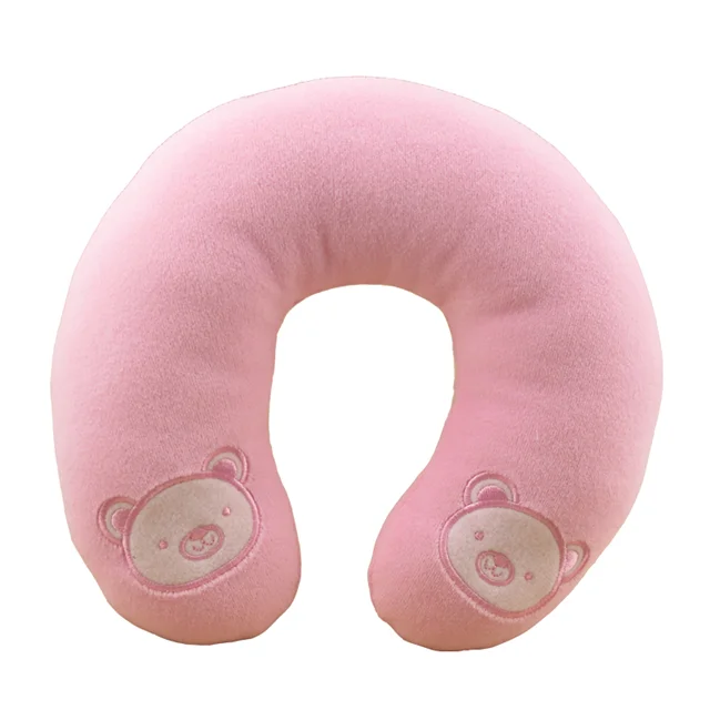 Лидер продаж мягкая милая детская подушка для шеи из хлопчатобумажной ткани пройденная SEDEX