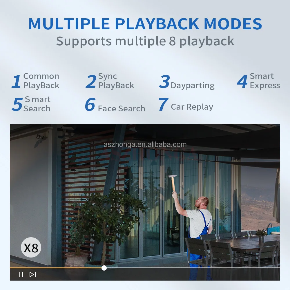 Manufacturers Wholesale 4K NVR 9CH NVR Video Host  1 SATA HDD P2P xmeye H265 Security IP Network Video Recorder