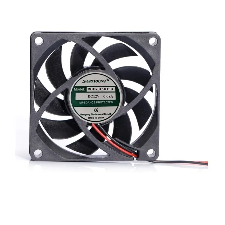 High Speed 7015 Dc 12V 70X70X15Mm Axial Flow 70Cm Dc Brushless Axial Fan
