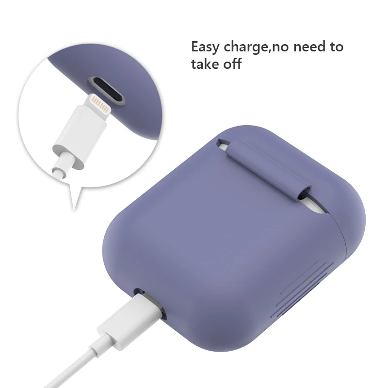
Wholesale Custom Protective Simple Silicone Case Cover For Airpod Pro Anti-lost Designers For Airpod 2 Case 