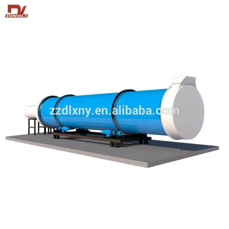 Барабанная сушилка для корма животных с высокой степенью сушки