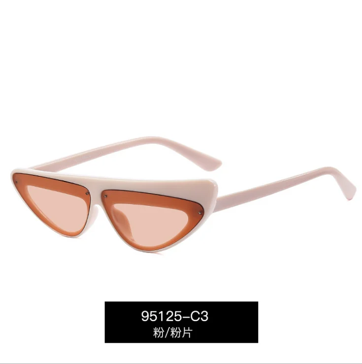 FDA95125 AliExpress Hot Sale INS Style Womens Sunglasses UV400 Protection Small Cat Eye Sunglasses