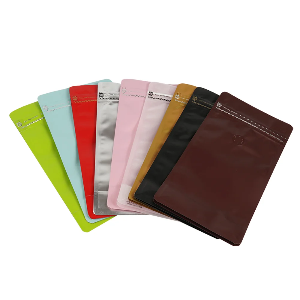 Free Shipping Plastic Food Packaging Bag Matte Finish Stand Up Pouch