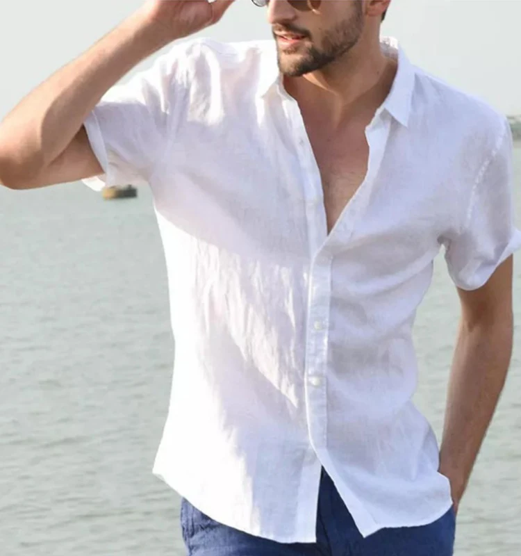 OEM/ODM custom logo high quality short sleeve work mechanic work shirts 2023 wholesale men shirt