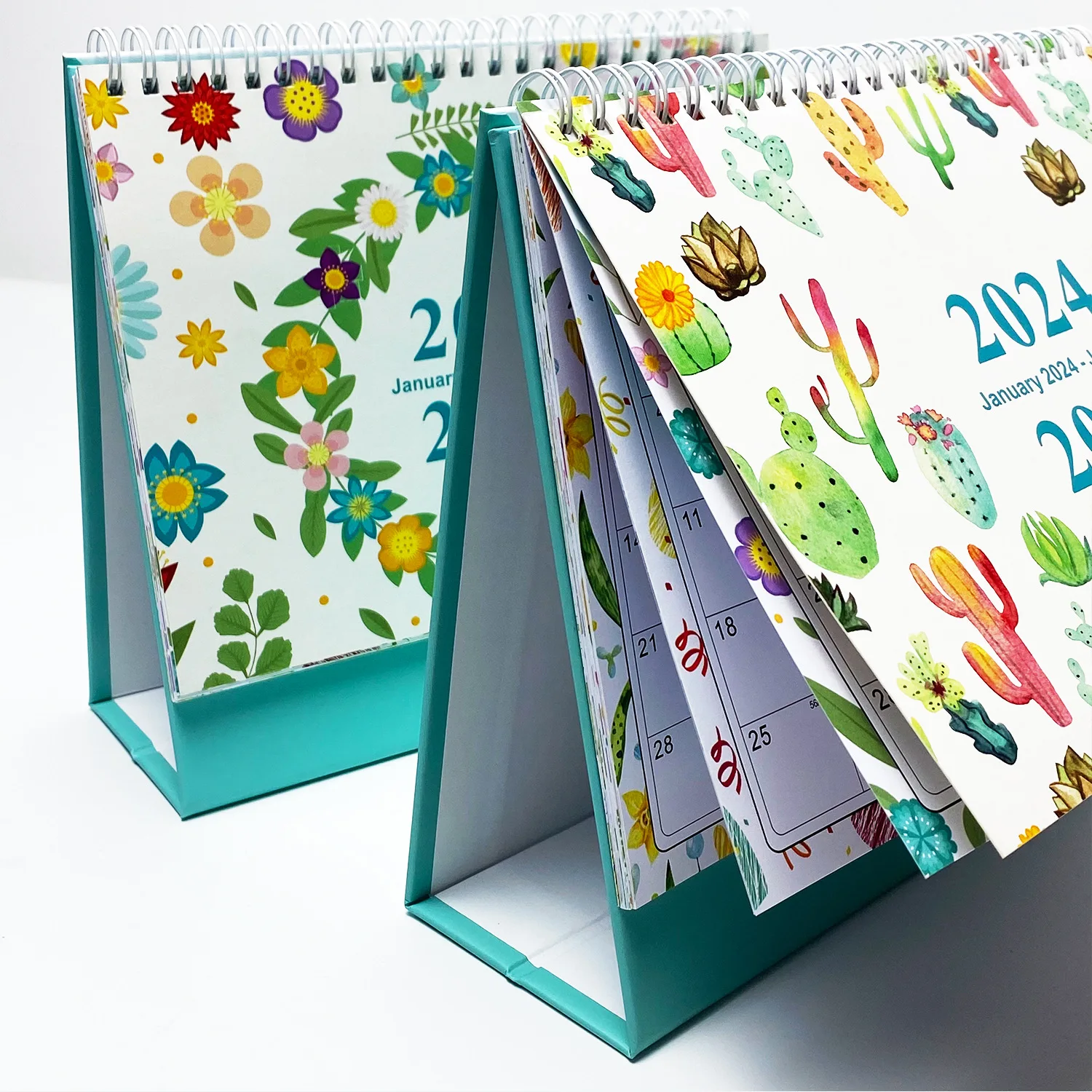 2024 2025 Wholesale Monthly Wall Calendars Custom 365 Days Desk Advent Calender Table Printing Calendar