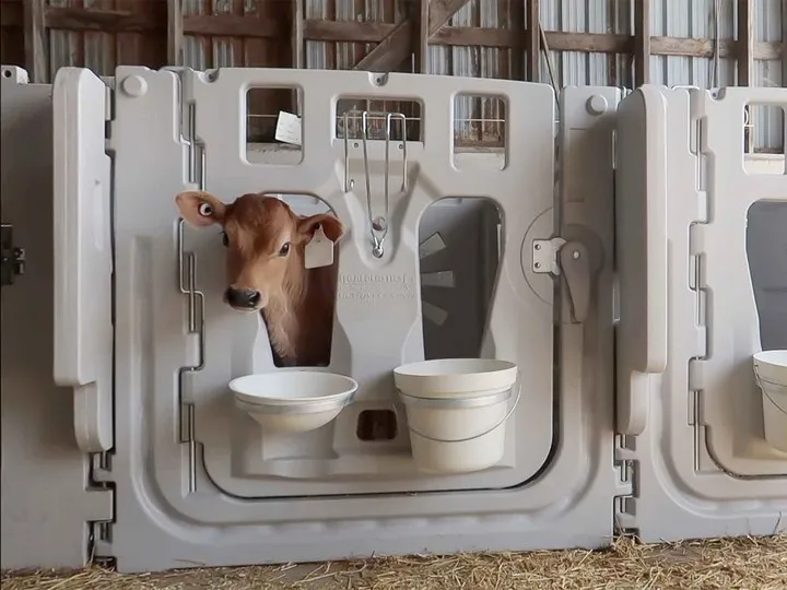 TOP Manufacturer Cattle Housing Animal Cages for Poultry Farms with Retail Price Long Service Life Livestock Calf Pen