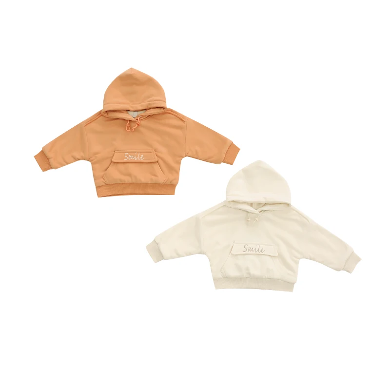 
Custom 2020 NEW thicken thermal 1-3-year old baby hoodie autumn winter comfortable baby hoodie 