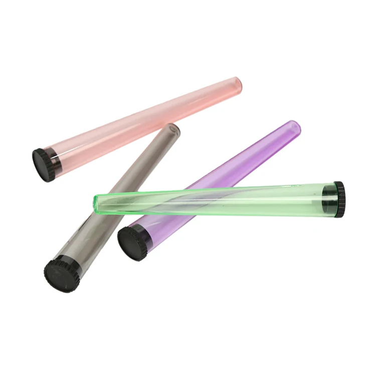 Best selling wholesale transparent custom color plastic cone tube tubes