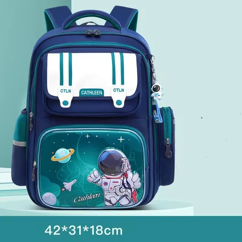 GQ bags New fashion cartoon students Grade 1-6 schoolbag large capacity ridge protection backpack mochila escolar