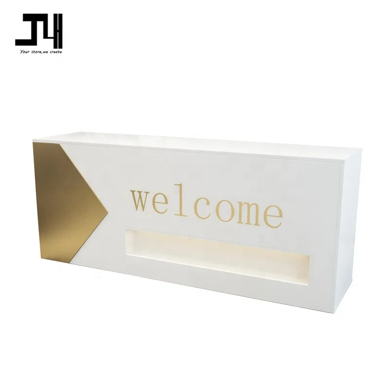 
Modern Boutique Clothes Store Pos Cashier Desk Restaurant Small Checkout Counter Grocery Checkout Counter for Supermarket 