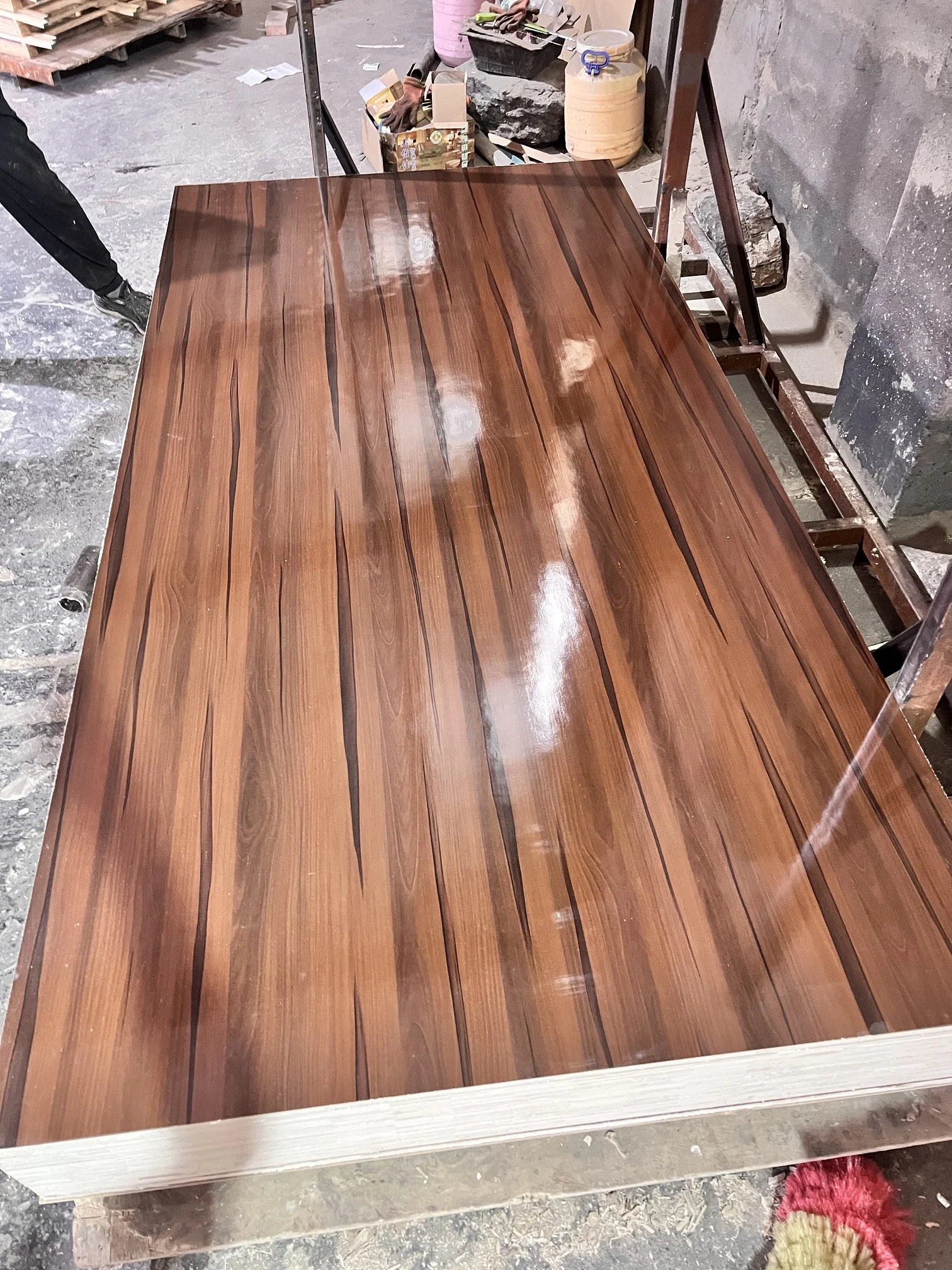 high glossy uv melamine mdf sheet price 1220X2440X16mm/17mm/18mm to nigeria market