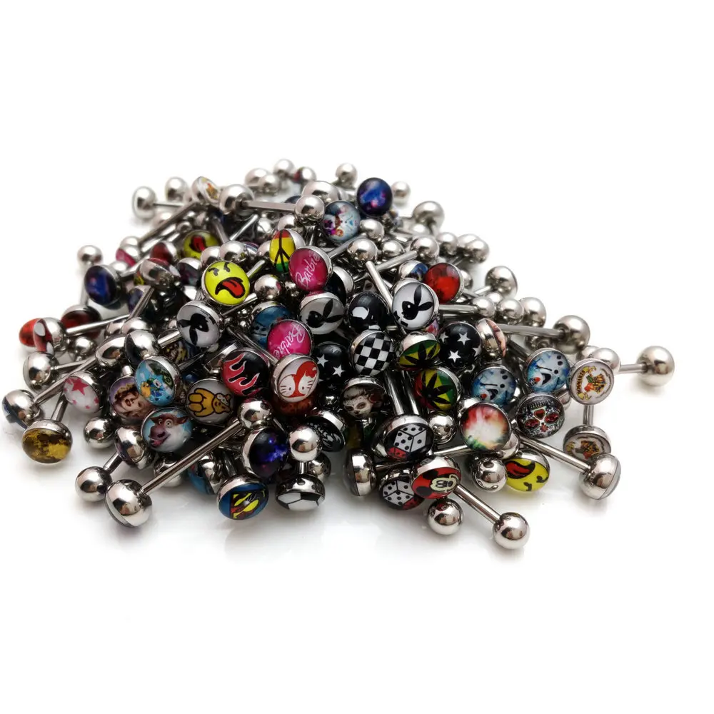 Кристальный пирсинг для бровей губ языка носа пупка