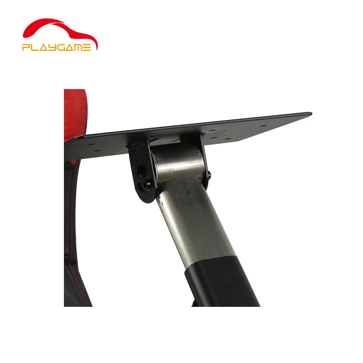 Racing Simulator Cockpit for Thrustmaster Fanatec Carbon Steel Gaming Wheel Stand Fame Gear Shifter Mount Wheel Shifter Seat