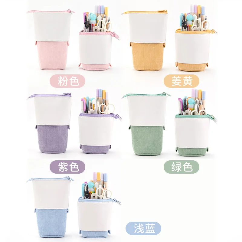 Оригинальный выдвижной пенал, кавайный пенал, канцелярский держатель для ручек