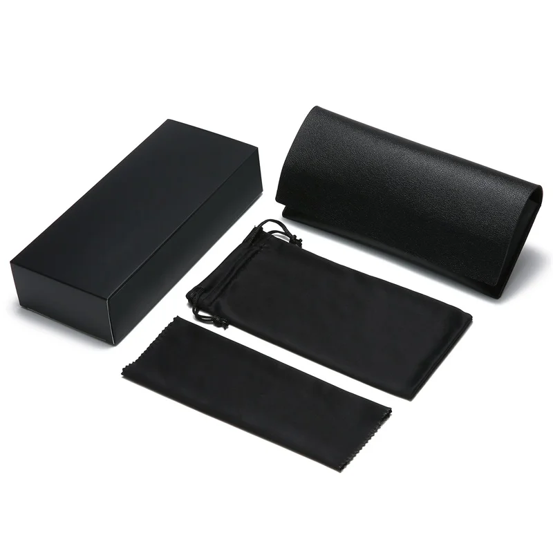 Vintage sunglasses sets package accessories cleaning cloth box storage hard paper glasses case