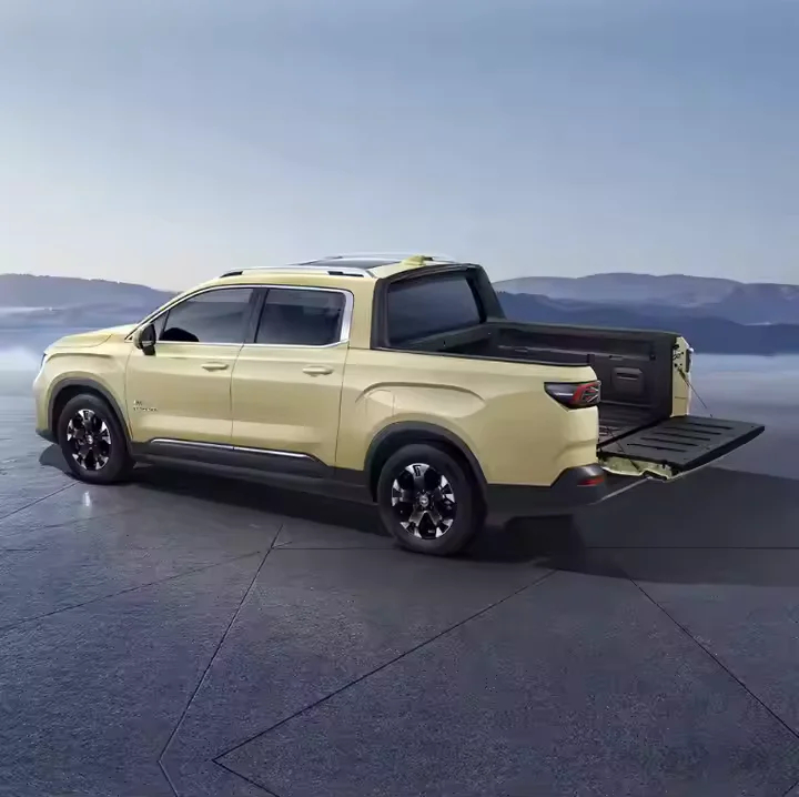Hot selling 2023 2024 Chinese Geely Radar Rd6 632km cheap Electric Pickup Truck Truck 4 Doors 5 Seats Camper Car in Stock