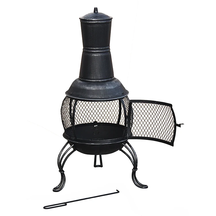 UK style promotion mini outdoor fire pits with chimney