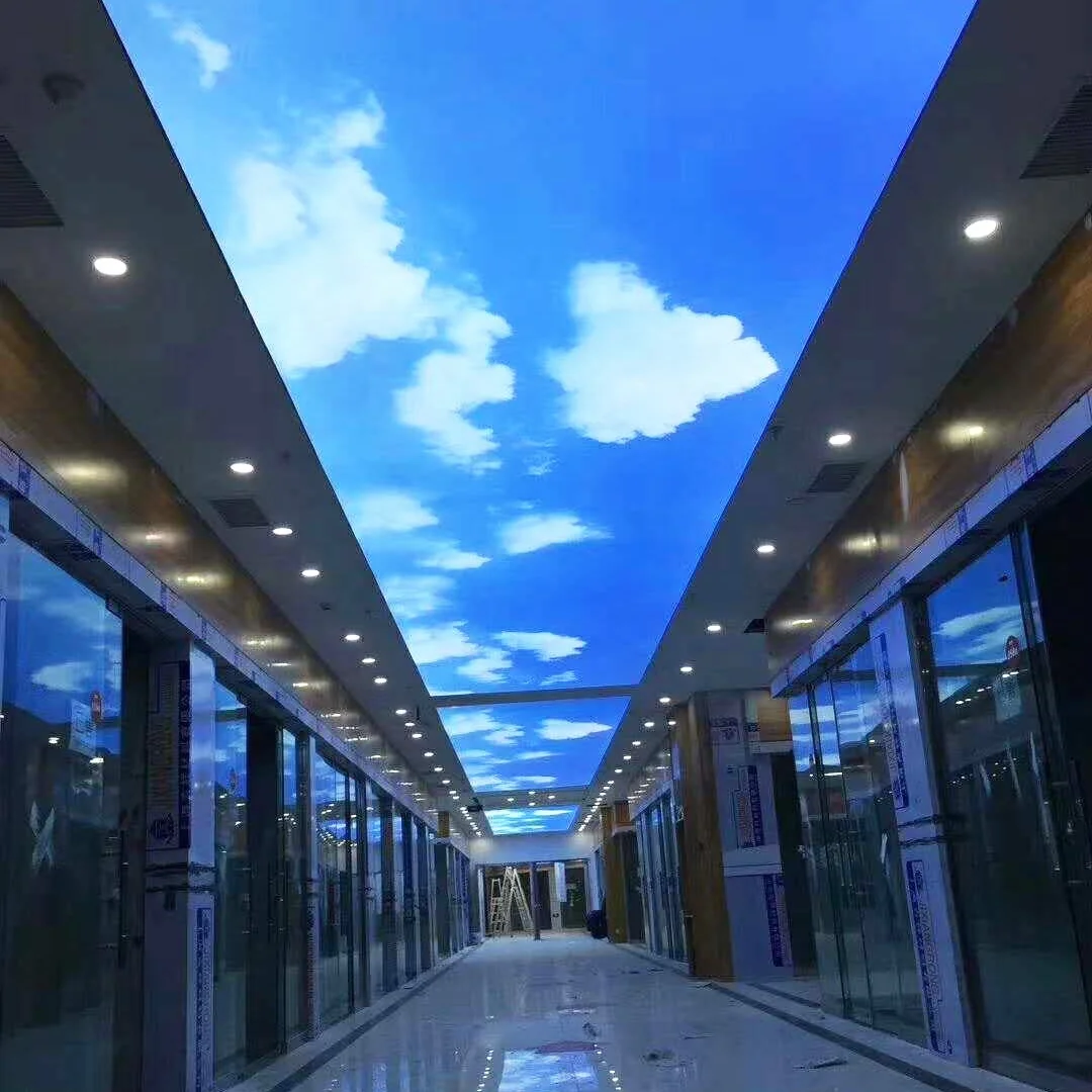 ZHIHAI trees and flowers artificial translucent pvc stretch film p.o.p design false ceiling