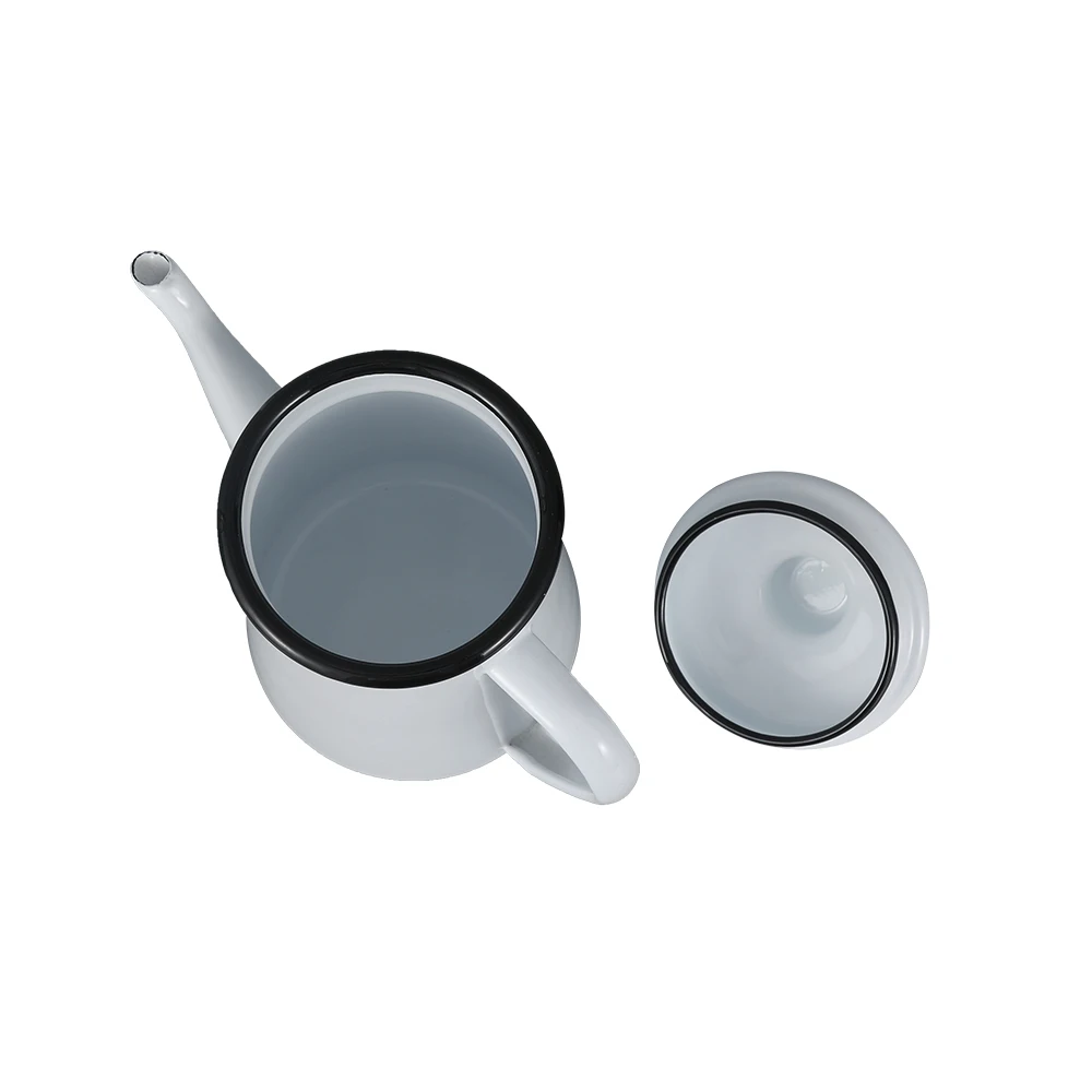 High Quality Enamel Jug /Coffee Pot /Tea Kettle Drinkware And Tableware Enamel Camping Water Coffee Teapot