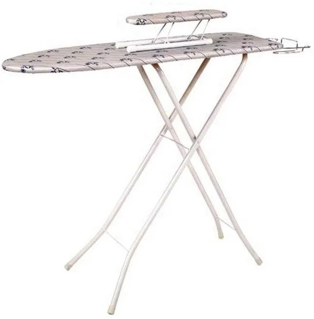 Foldable Big size wood ironing board with fire resistant cover