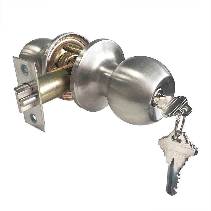 Heavy Duty Security Entry  Tubular Knobset Door Lock