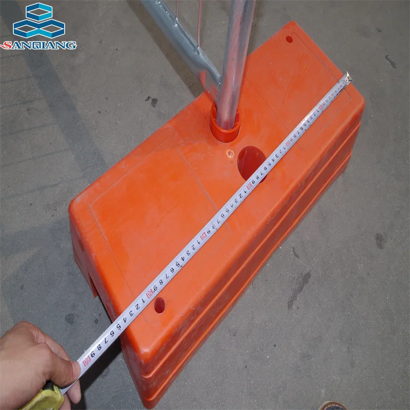 Removable fence Mobile construction site barrier galvanized temp fencing net temporary fence panels