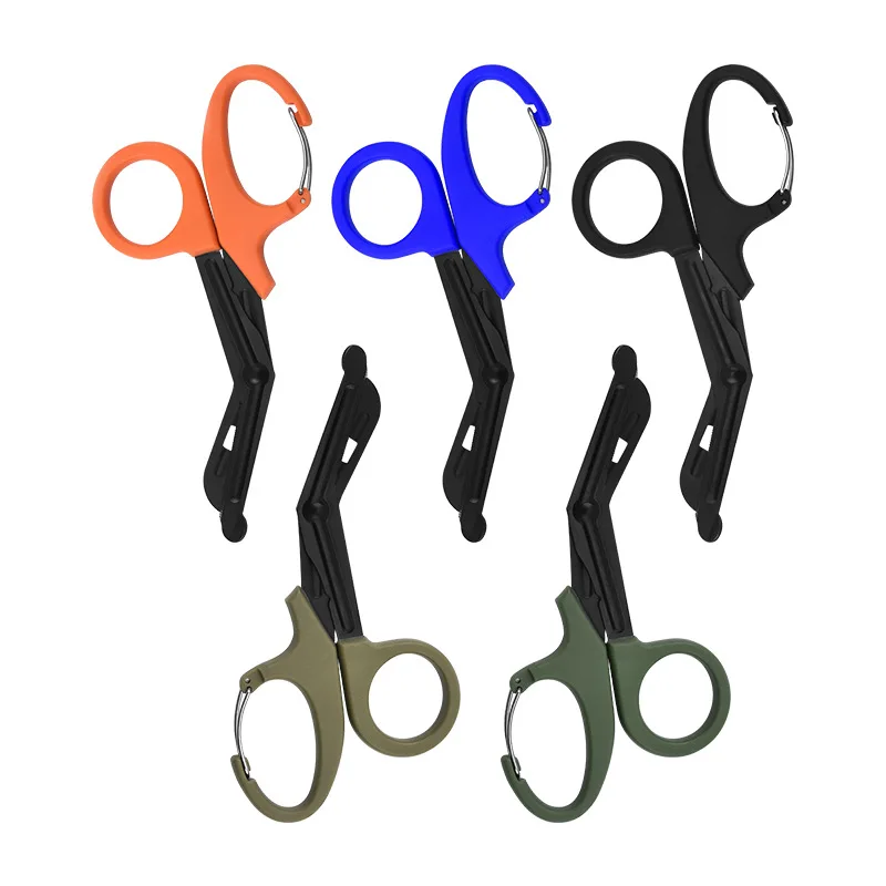 Hot Selling 7.5 Inch Trauma Shears Medical Bandage EMT Scissors with Carabiner