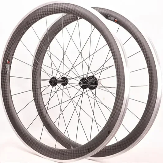 Carbon Aluminum Bicycle Wheelset 700C 38/ 50mm V Brake System OEM 12K R13 R16