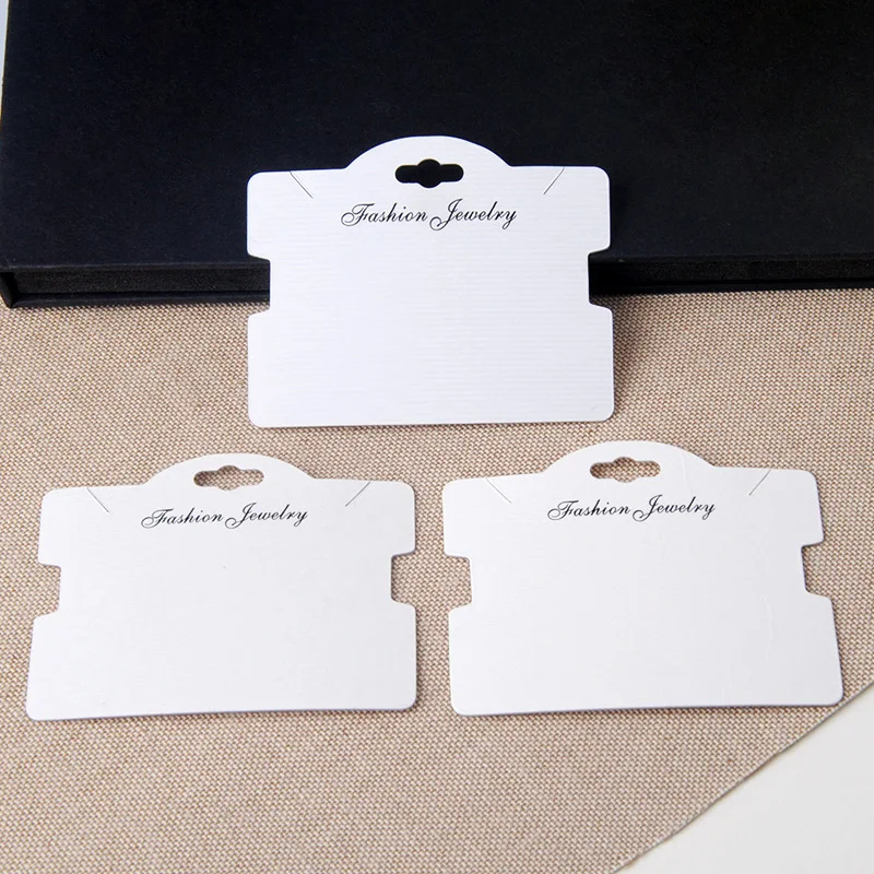 Custom Jewelry Wrapping Cards Custom Personalized Jewelry Display Stand Cards Necklace Bracelet Earrings Wrapping Cards