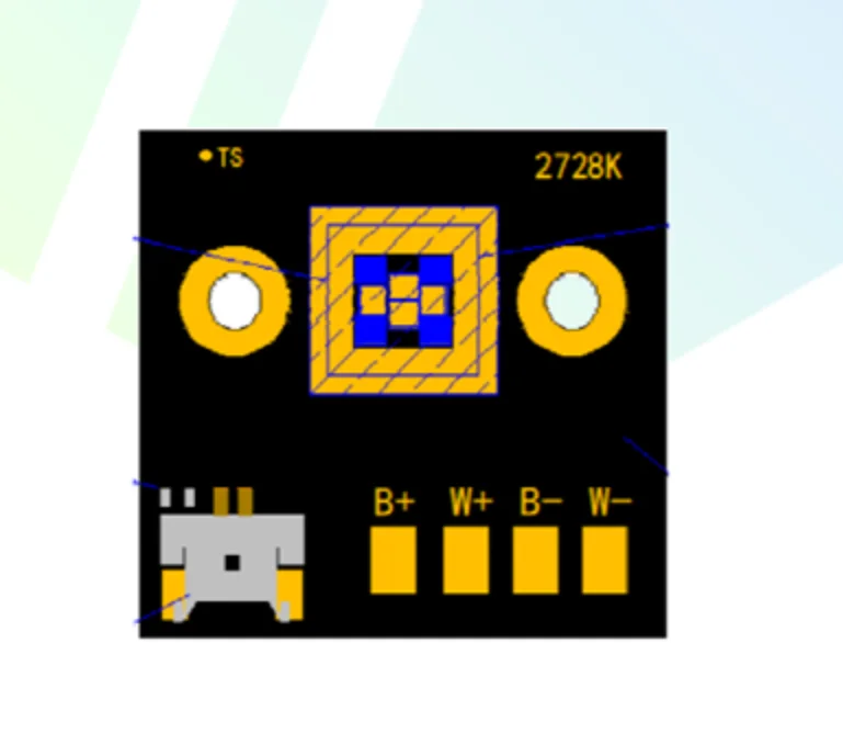 High Power 160W Blue & White Dual Color COB for Fishing Light