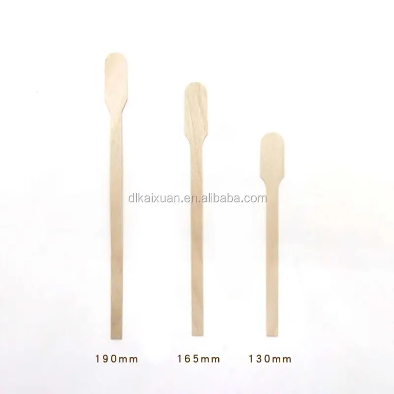 Мешалка Для Кофе одноразовая из натурального дерева, 130 мм