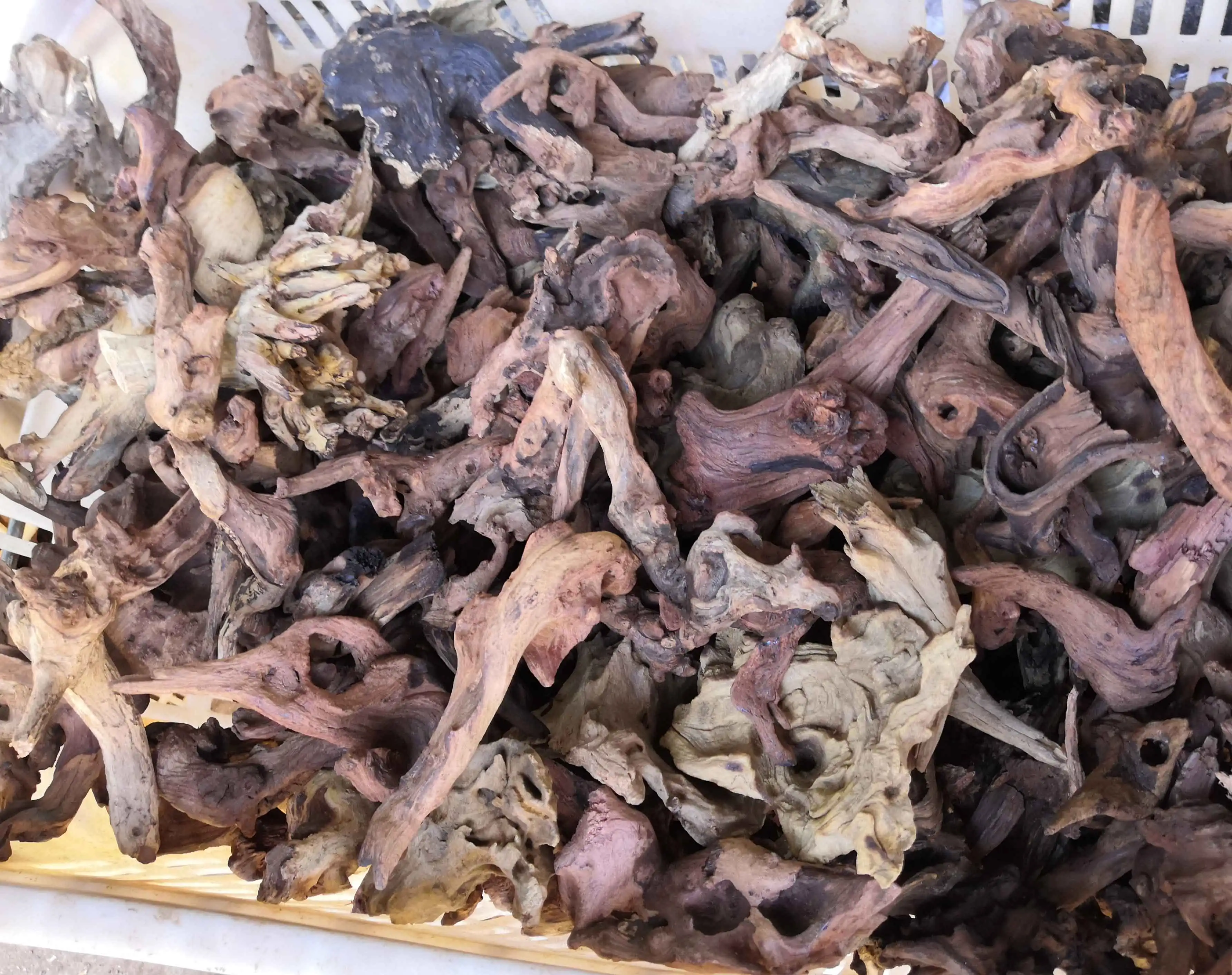 Small submerged wood mini purple teak coral shrimp wood tied water banyan aquarium aquatic landscape submerged wood