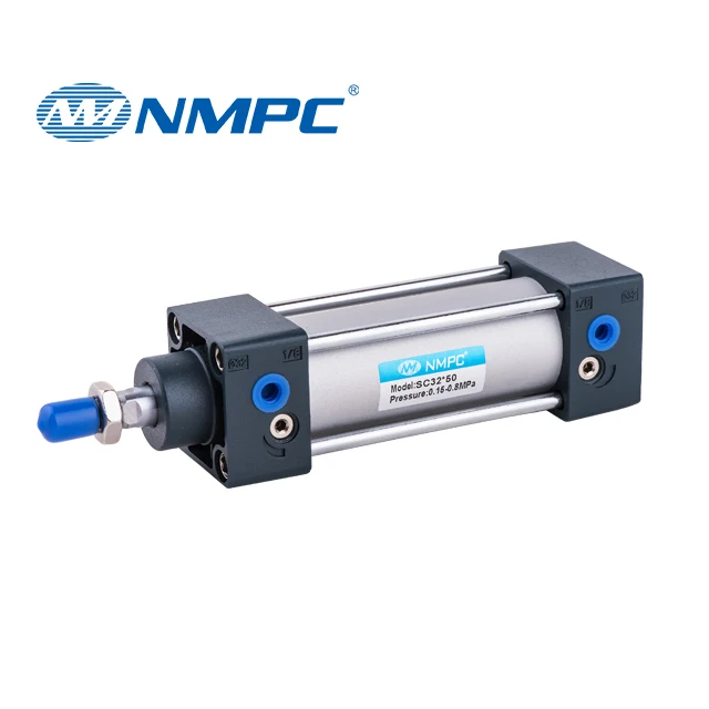 High Quality SC Series Aluminum Material Air Cylinder Double Acting Standard Pneumatic Cylinder
