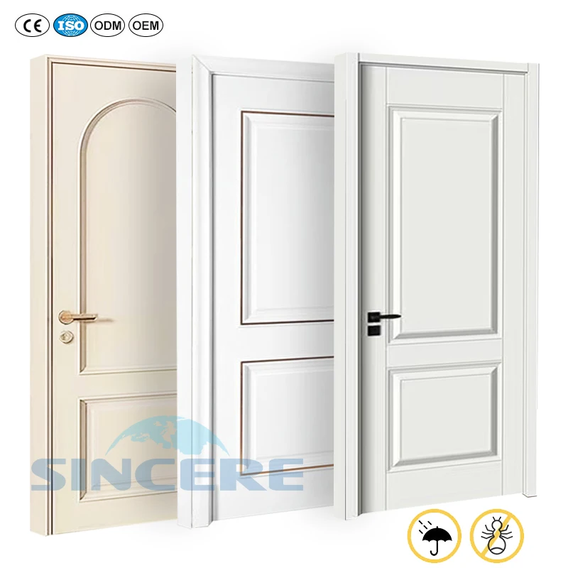 Hot Selling Commercial Modern Design Sunmica Door Design Main Professional Sound Insulation WPC Interior Door Hollow Wooden Door